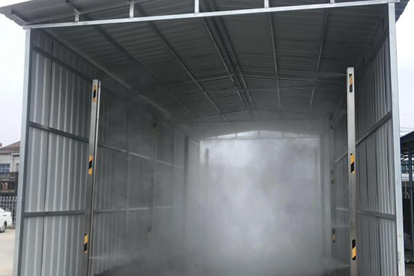 车辆消毒通道案例